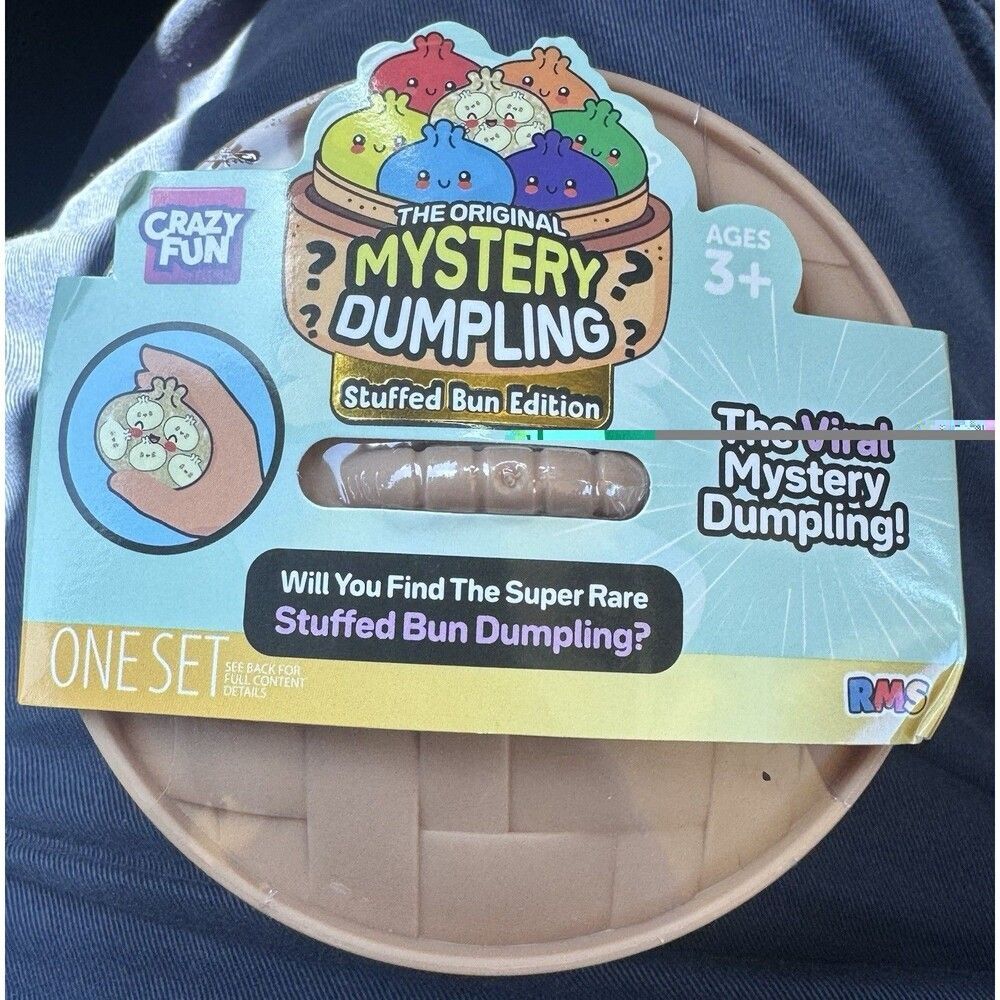 Viral Crazy Fun The Original Mystery Dumpling Stuffed Bun Edition New Sealed RMS